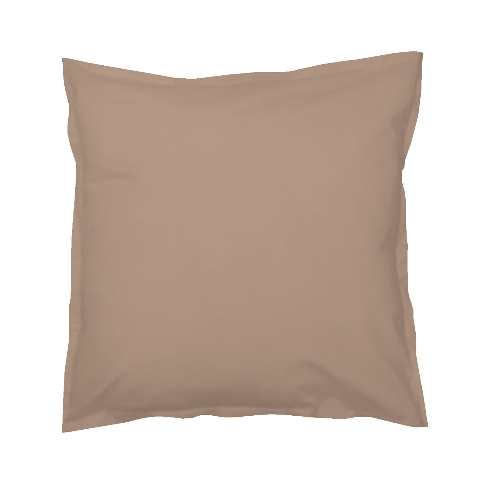 cojin cafe liso cuadrante basic Sisomdos no se arruga no se plancha