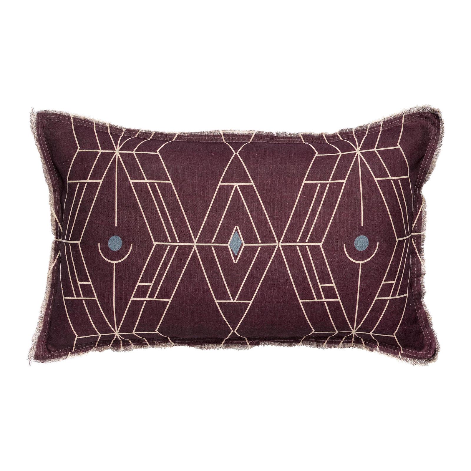 Cojín Zeff Tess Burdeos Vivaraise